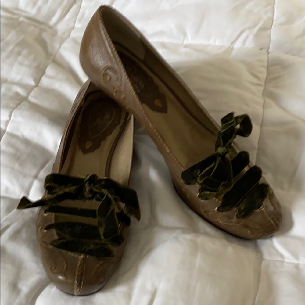Luna Rosa by Pazzo flats-velvet ribbon laces, 7.5M